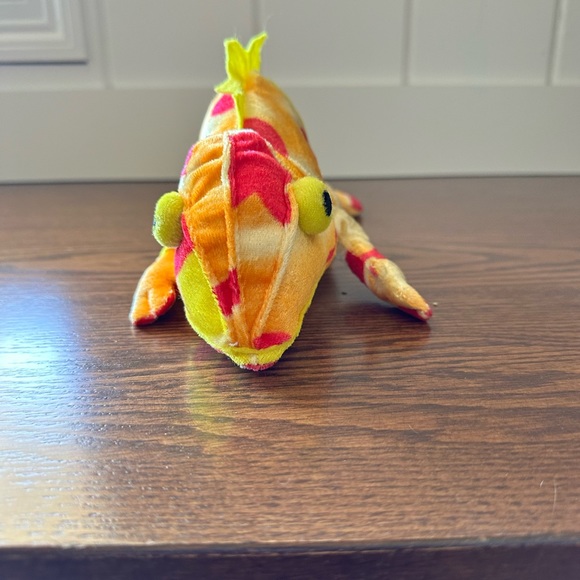 Multi colored chameleon toy plush B.J. toys. 
Measures approximately 11” - Picture 3 of 4